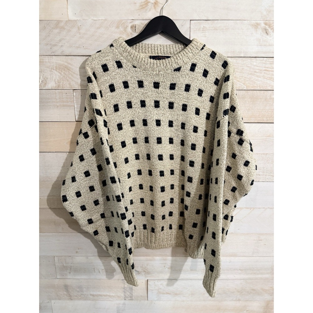 Vintage Lake Harmony Sweater Size XL Patterned Crewneck Cotton USA